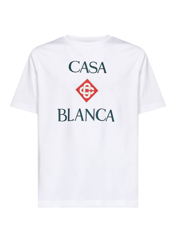 T-Shirt Diamond Logo White Organic Cotton T-shirts