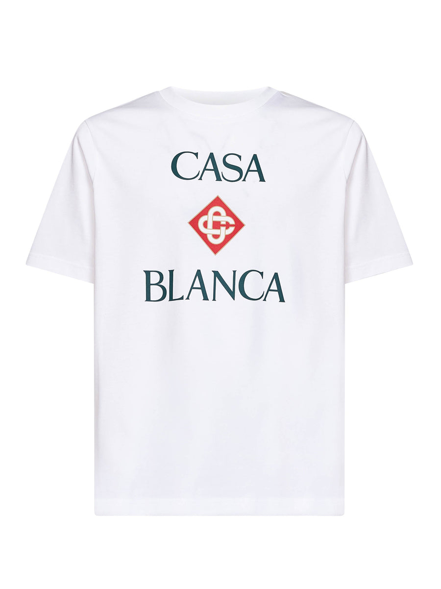 T-Shirt Diamond Logo White Organic Cotton T-shirts