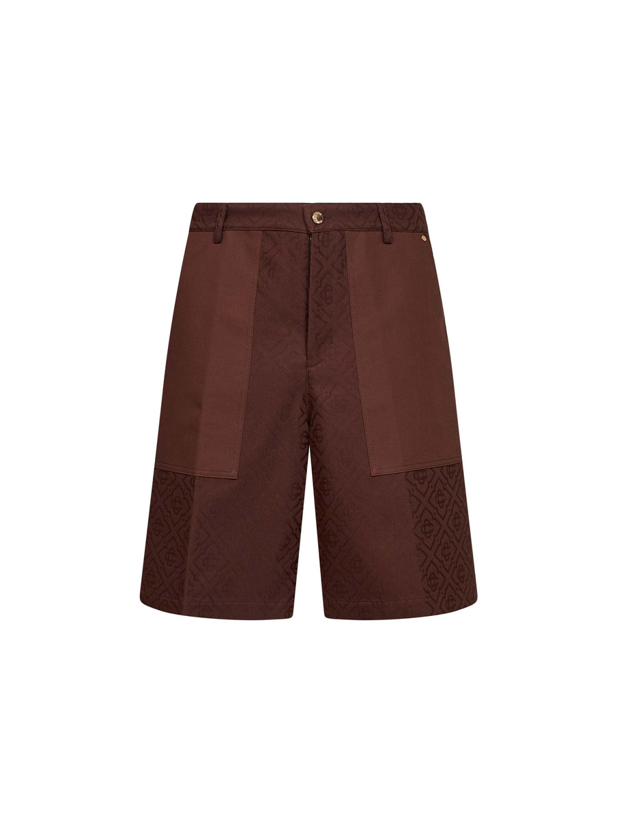 Cargo Shorts Cotton Brown