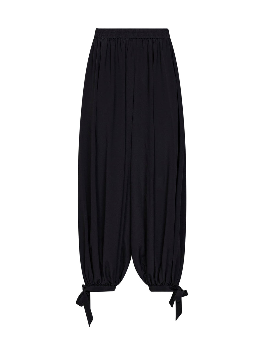 Trousers Silk Crêpe De Chine Black