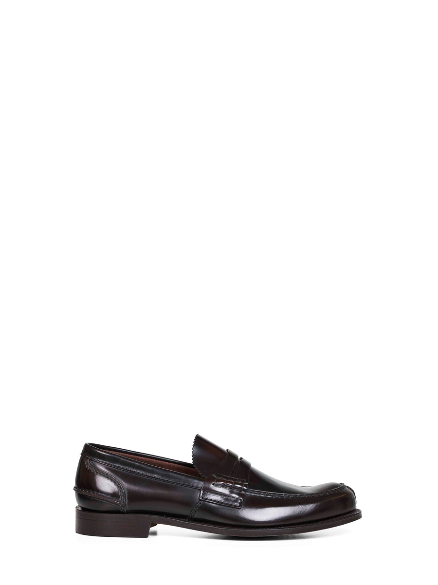 Loafers Pembrey College Brown Calf Leather
