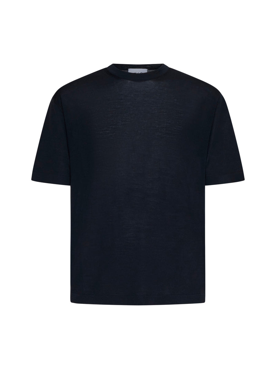 T-Shirt Virgin Wool Blue T-shirts