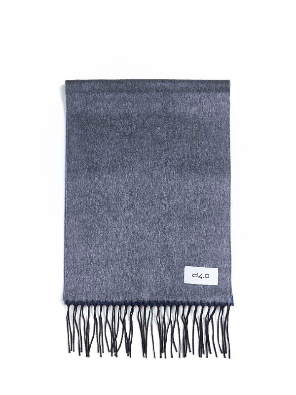 Scarf Gray-Light Blue Grey Silk Cashmere
