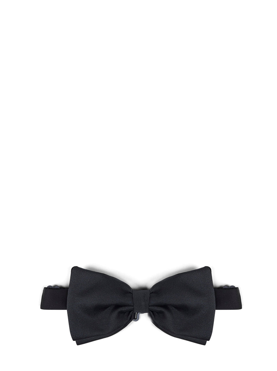 Bow Tie Pre-Tied Grosgrain Black Ties &