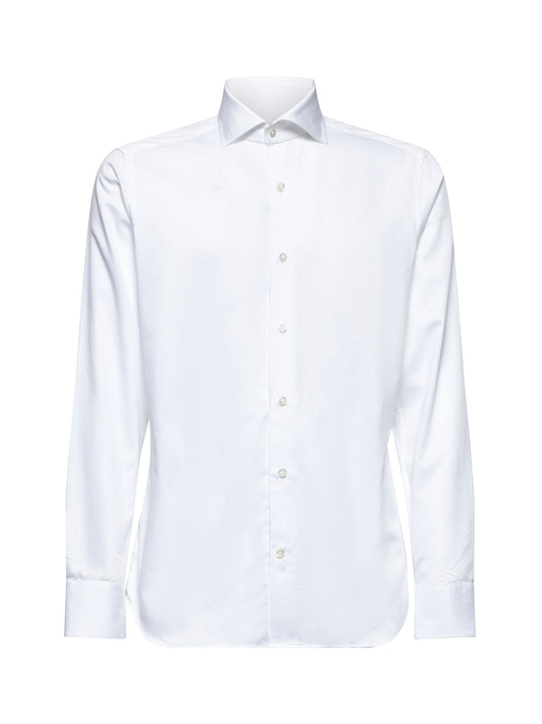 Shirt Twill White Cotton