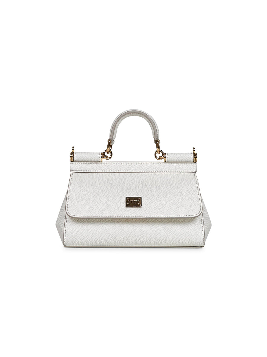 Handbag Sicily White Leather Calf Handbags