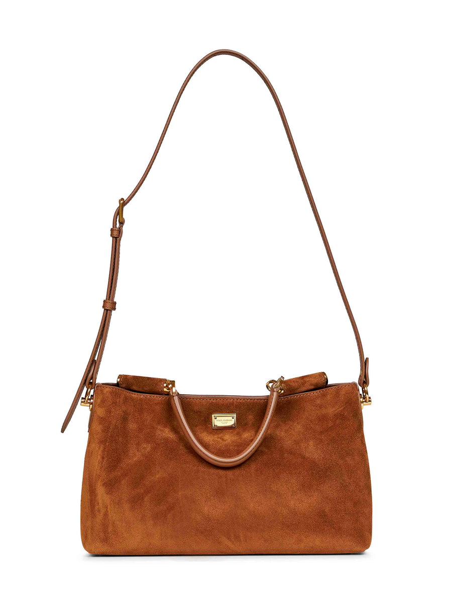 Handbag Vittoria Camel Calf Leather Handbags