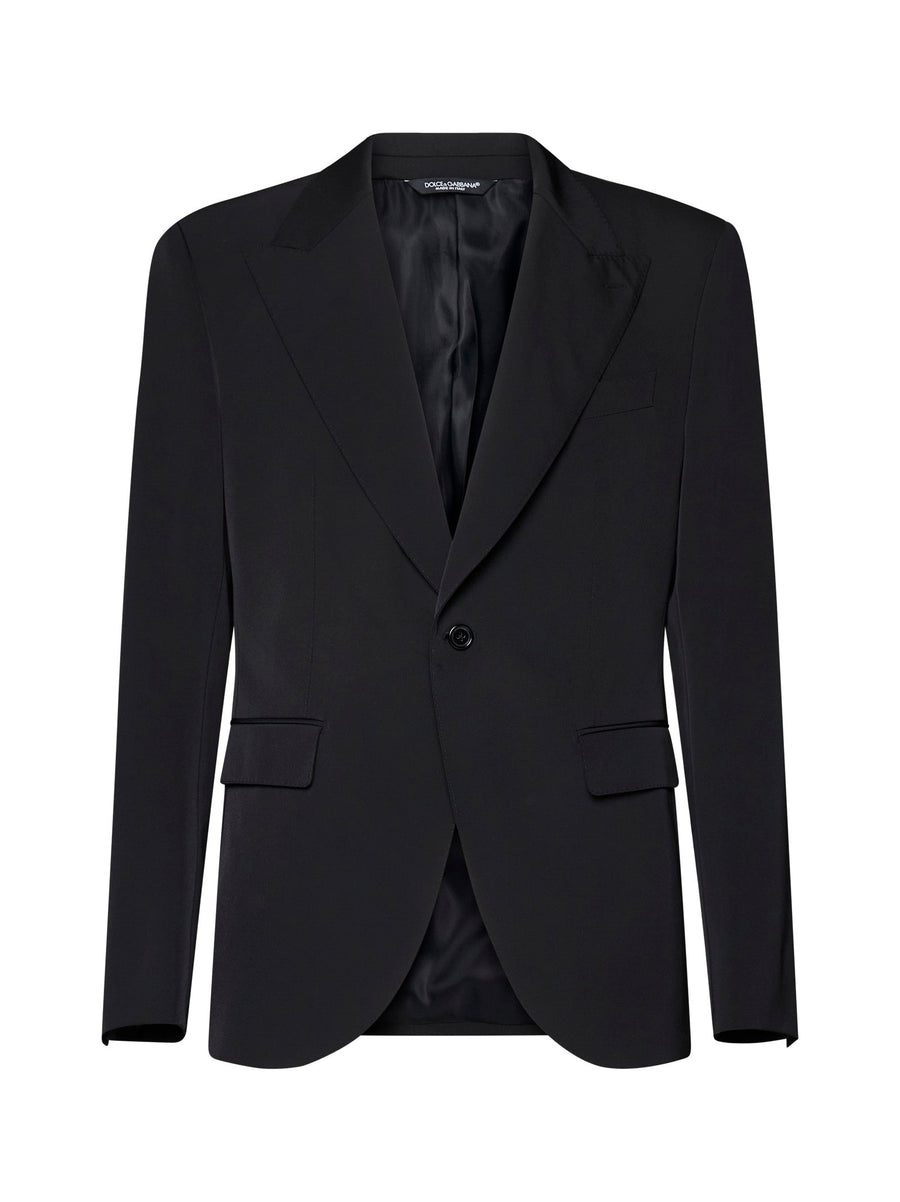 Blazer Sicilia Black Technical Fabric Polyester Jacket