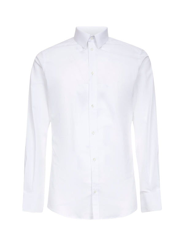 Shirt Stretch Cotton Poplin White