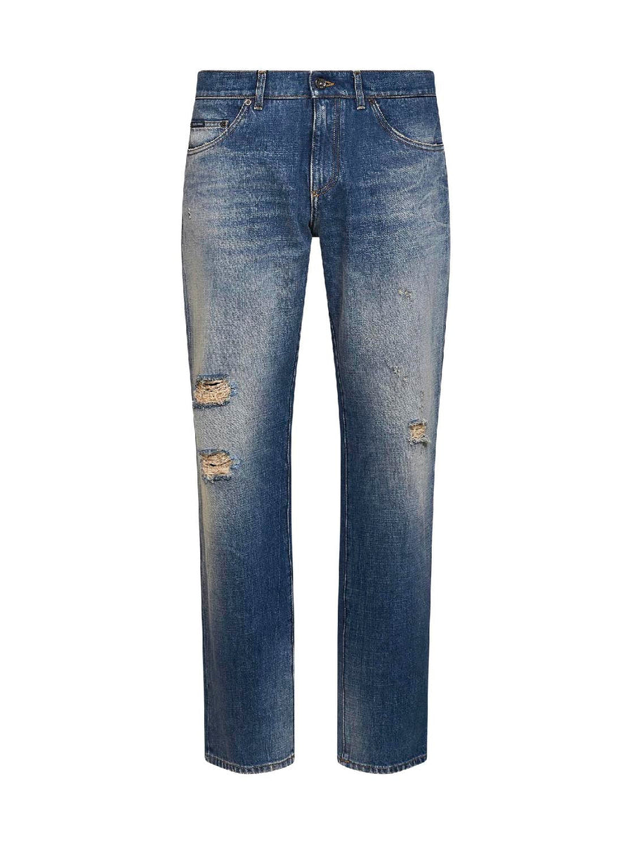 Jeans Light Blue Denim Cotton