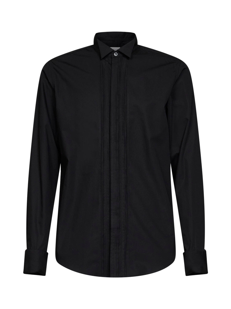 Shirt Cuzi Bis Black Cotton Poplin