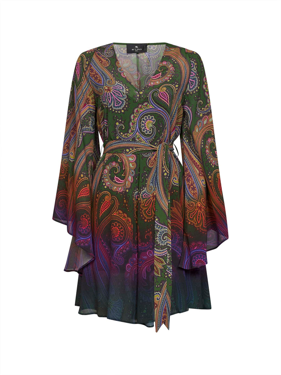 Mini Dress Multicolour Viscose