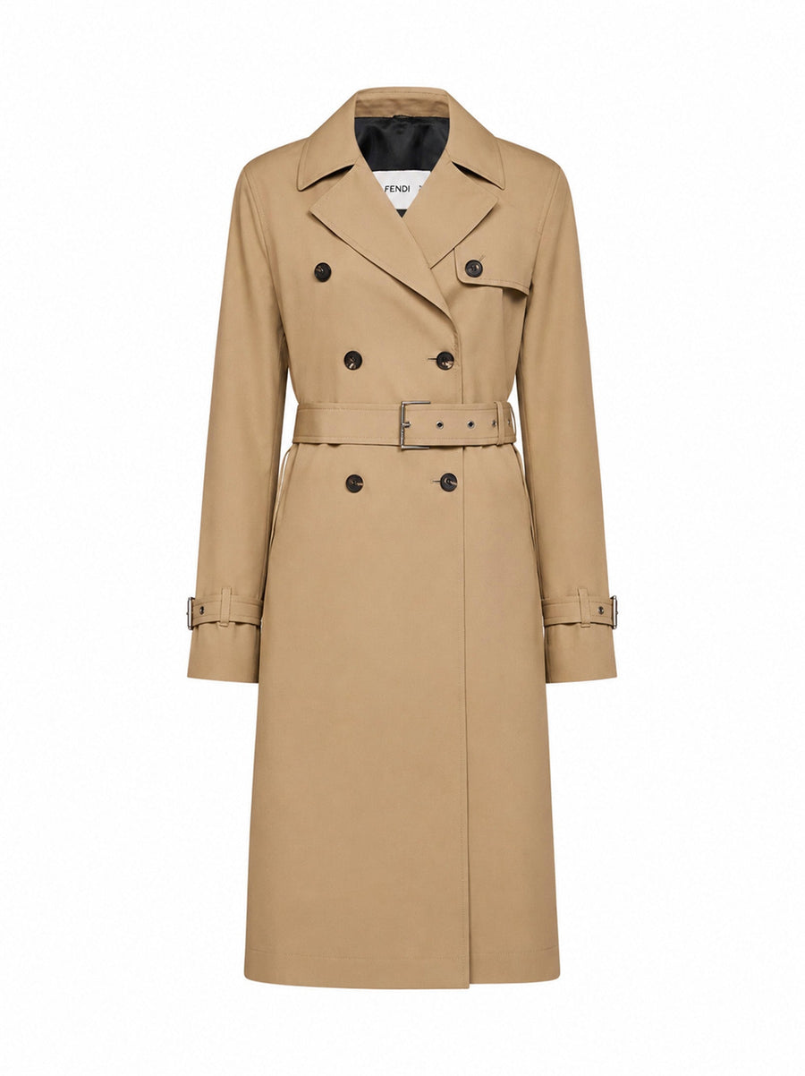 Trench Coat Rope-Cotton Gabardine Beige & Raincoats