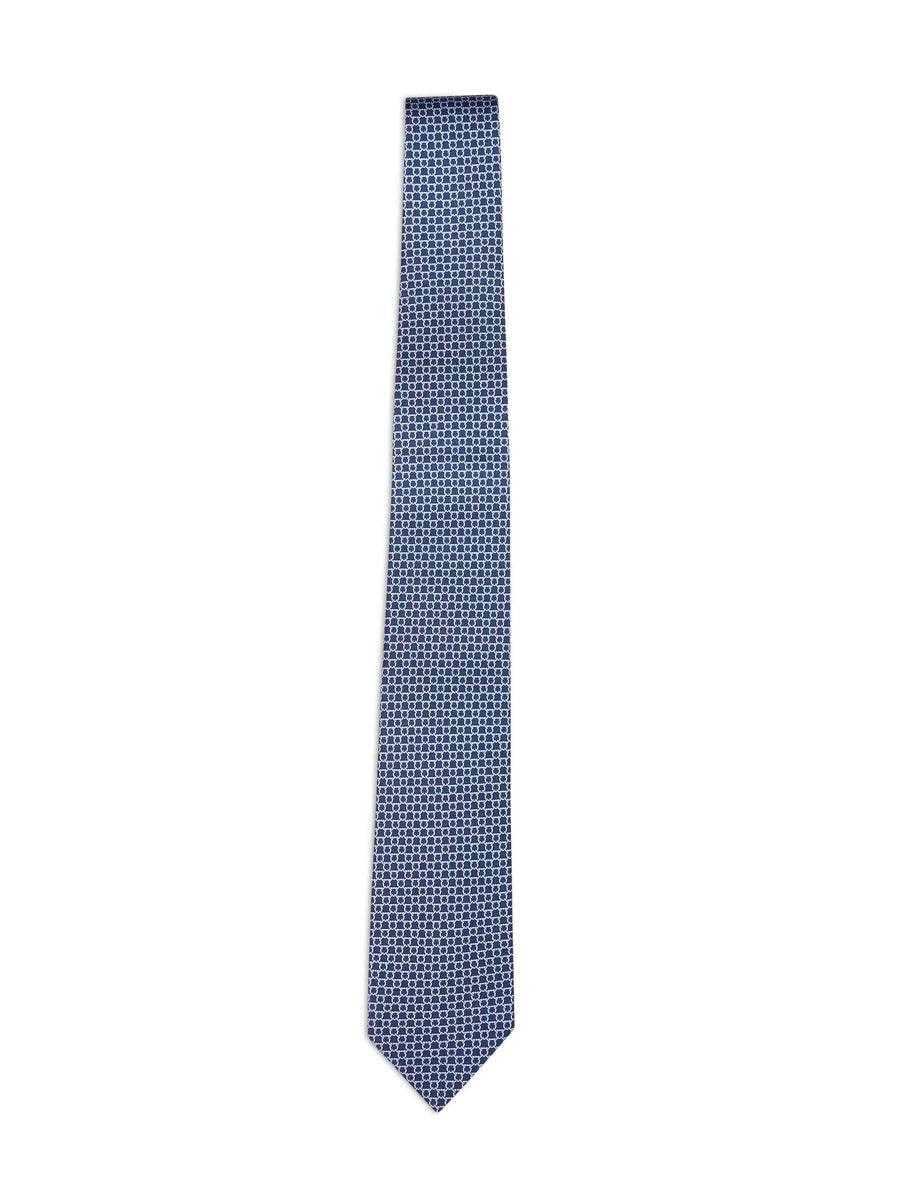 Tie Carato Dark Blue Silk Twill Ties & Bow