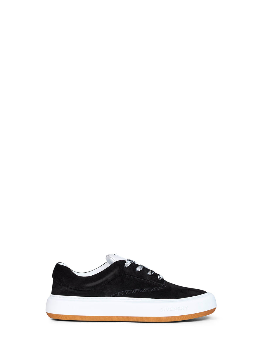 Sneakers New City Black Suede Lamb Fur Trainers