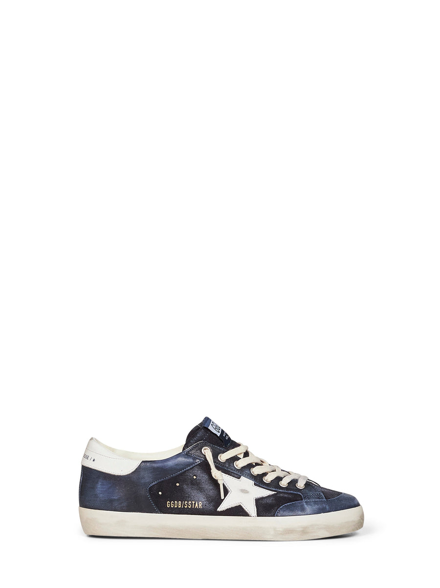 Sneakers Super-Star Dark Blue Suede & Nappa Leather Calf Trainers