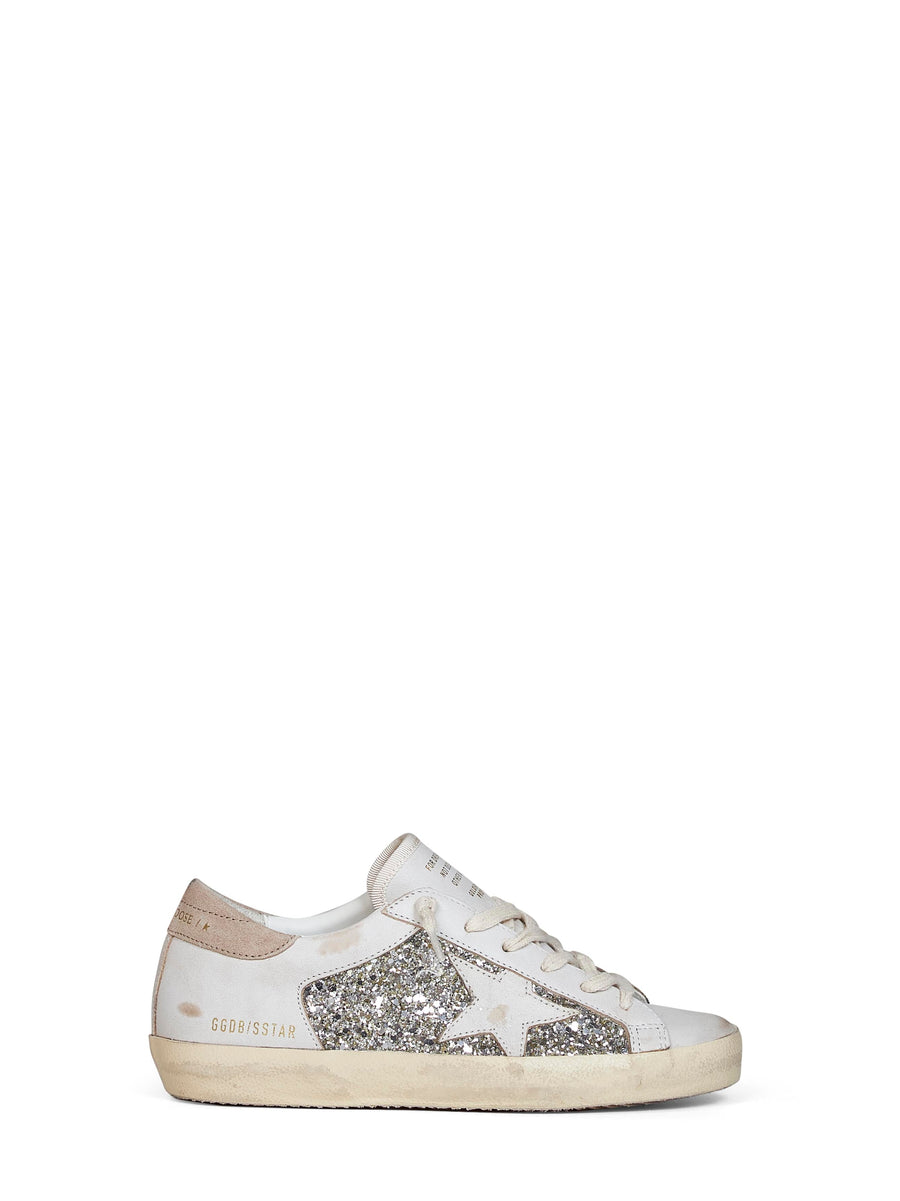 Leather Sneakers Super-Star Ivory Calf Trainers