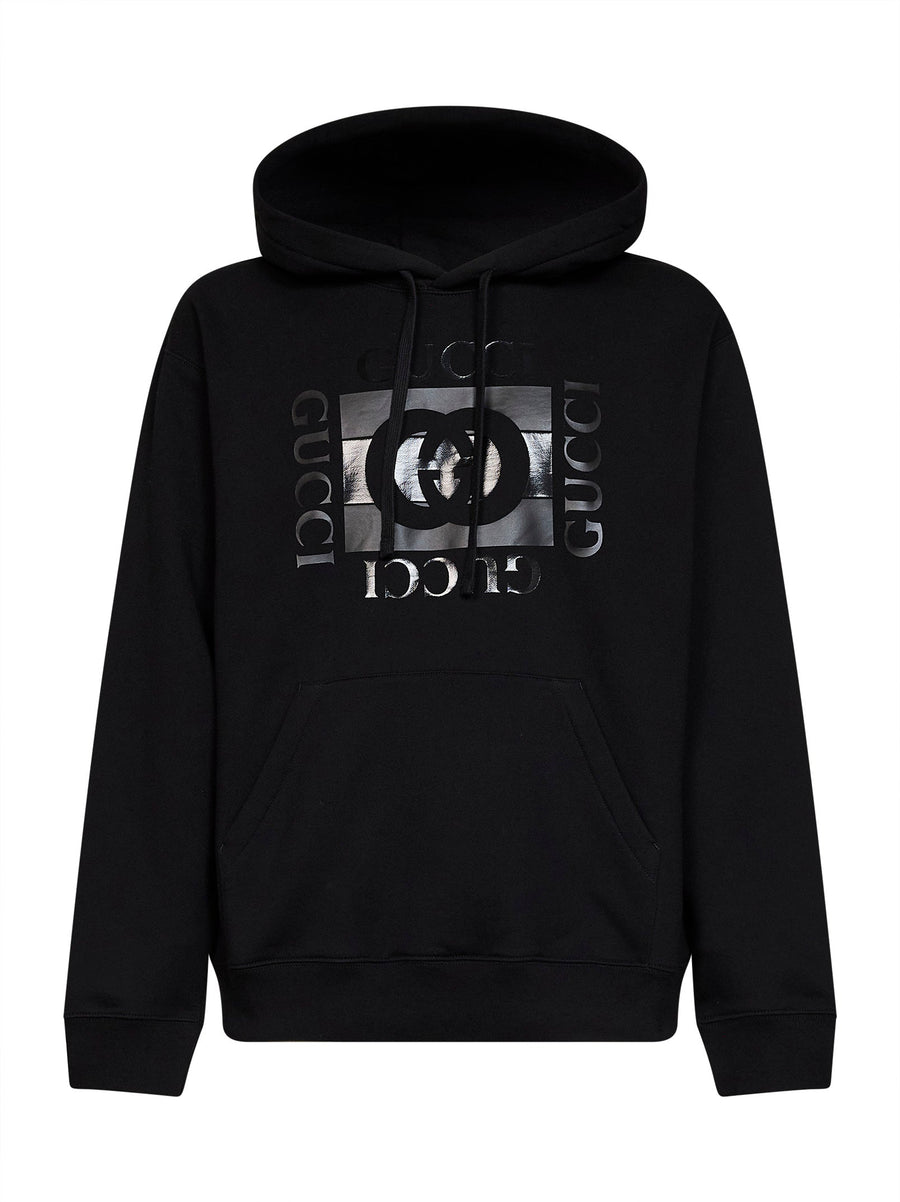 Hoodie Black Cotton Sweatshirts