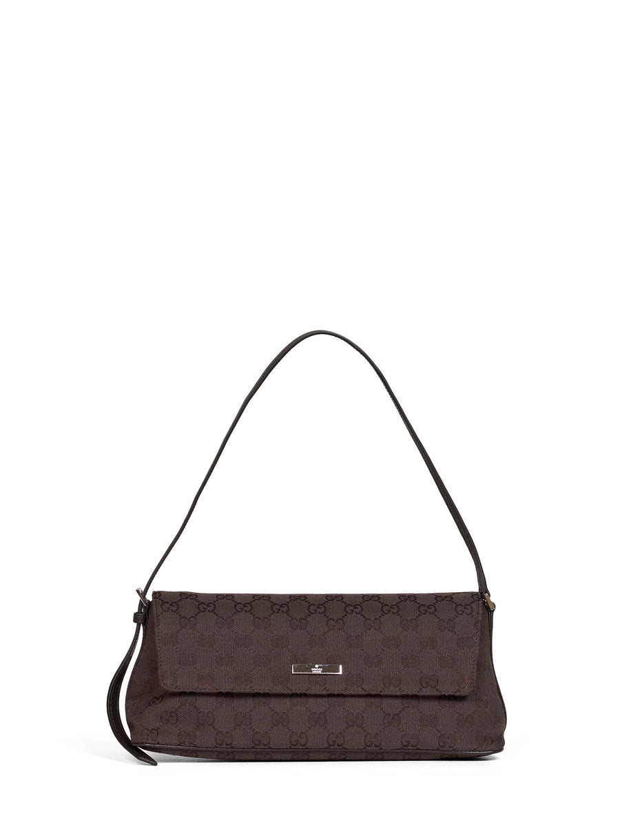 Shoulder Bag Madison Dark Brown Lambskin