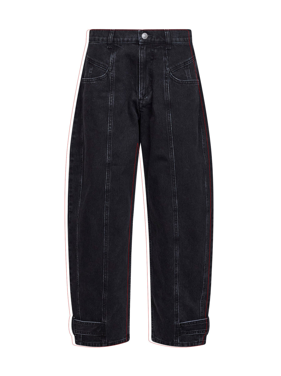 Jeans Leya Black Cotton