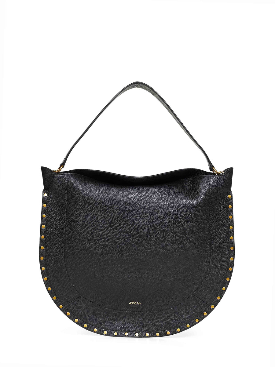 Shoulder Bag Oskan Hobo Black Calf Leather