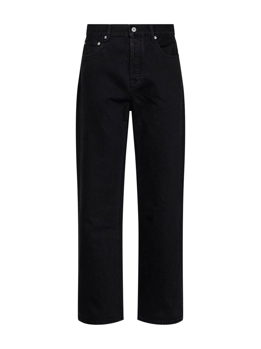 Jeans The Straight De-Nîmes Black Cotton