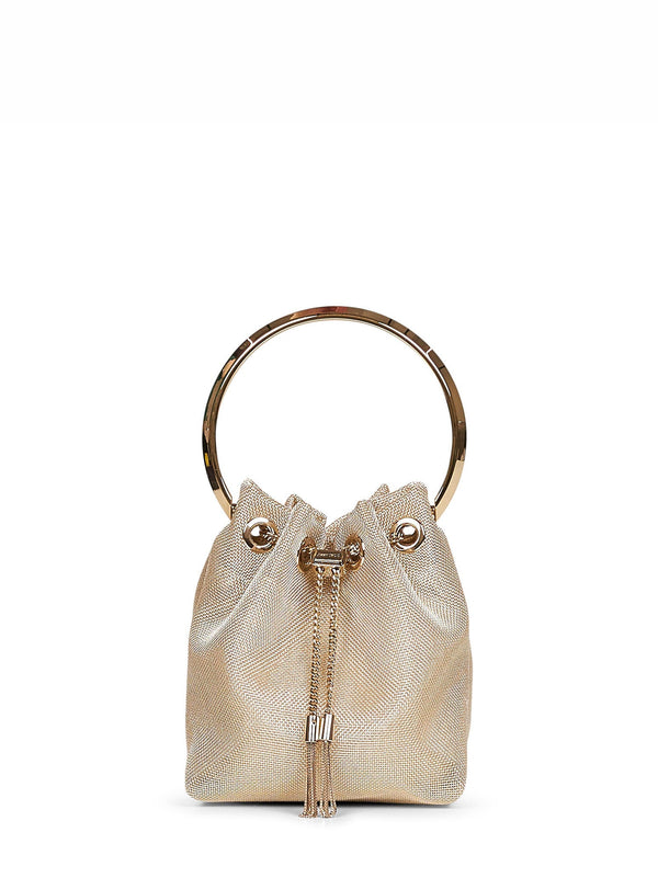 Bucket Bag Bon Gold Recycled Polyamide Shoulder