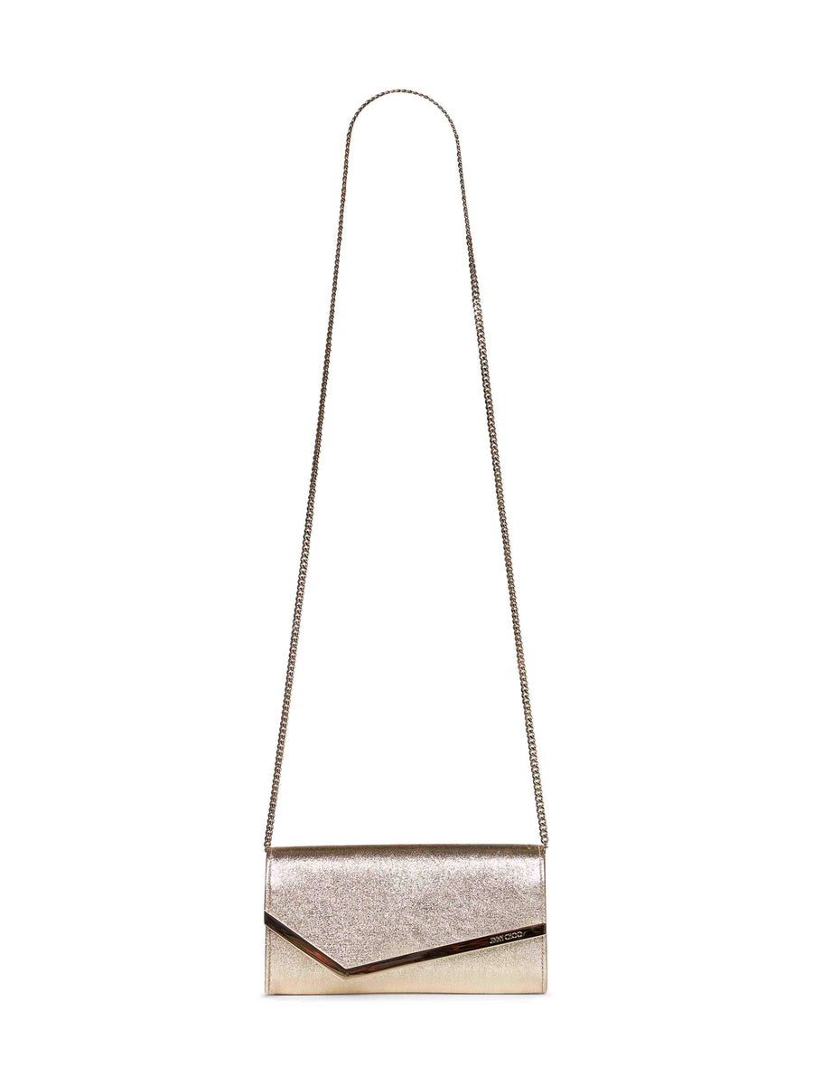 Chain Clutch Emmie Gold Cotton