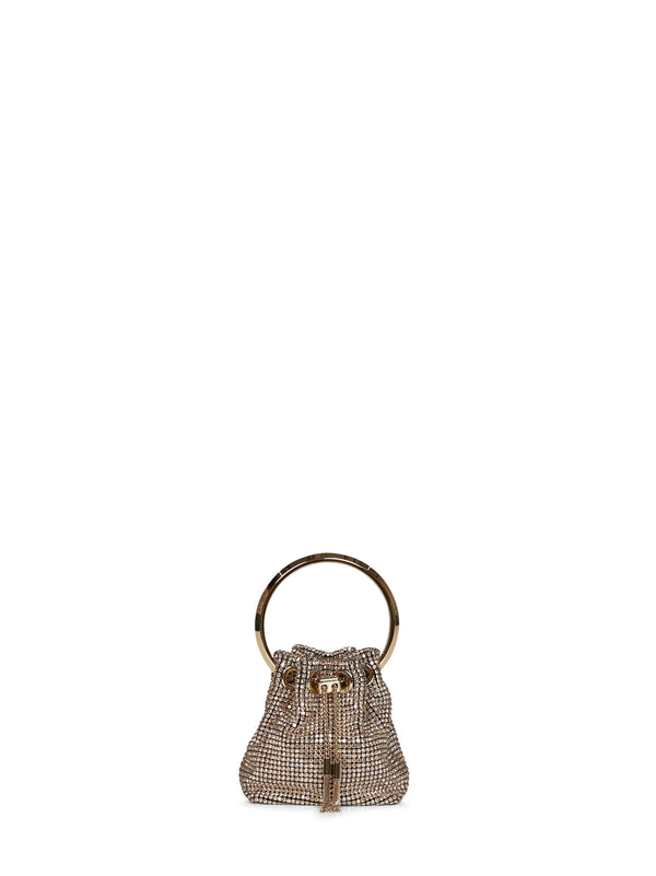 Handbag Micro Bon Gold Nylon Bag