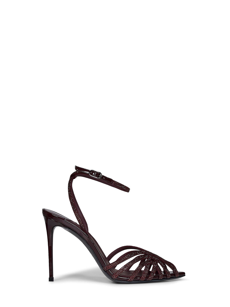 Sandals Cherry Embrace Bordeaux Goatskin
