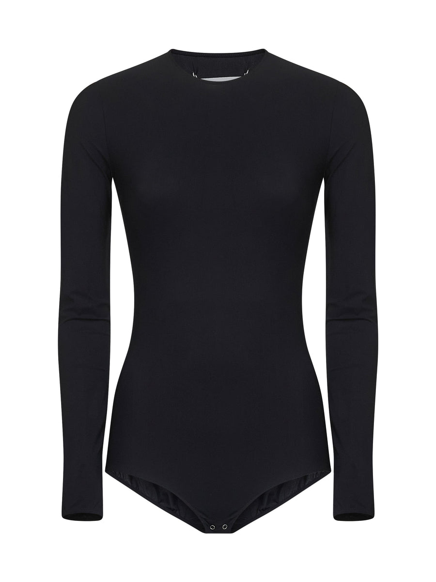 Bodysuit Technical Jersey Black Polyamide Tops