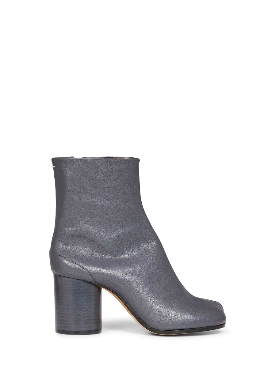Ankle Boots Tabi Nappa Leather Grey Goatskin