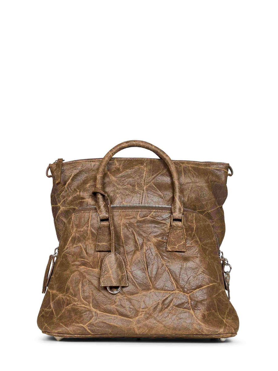Handbag 5ac Soft Brown Goatskin Handbags