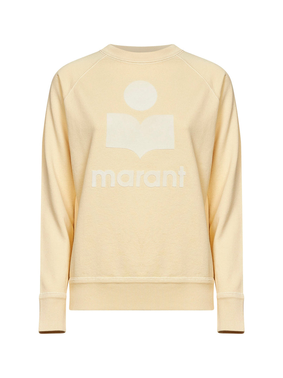 Sweatshirt Millyny Light Yellow Cotton Blend Sweatshirts