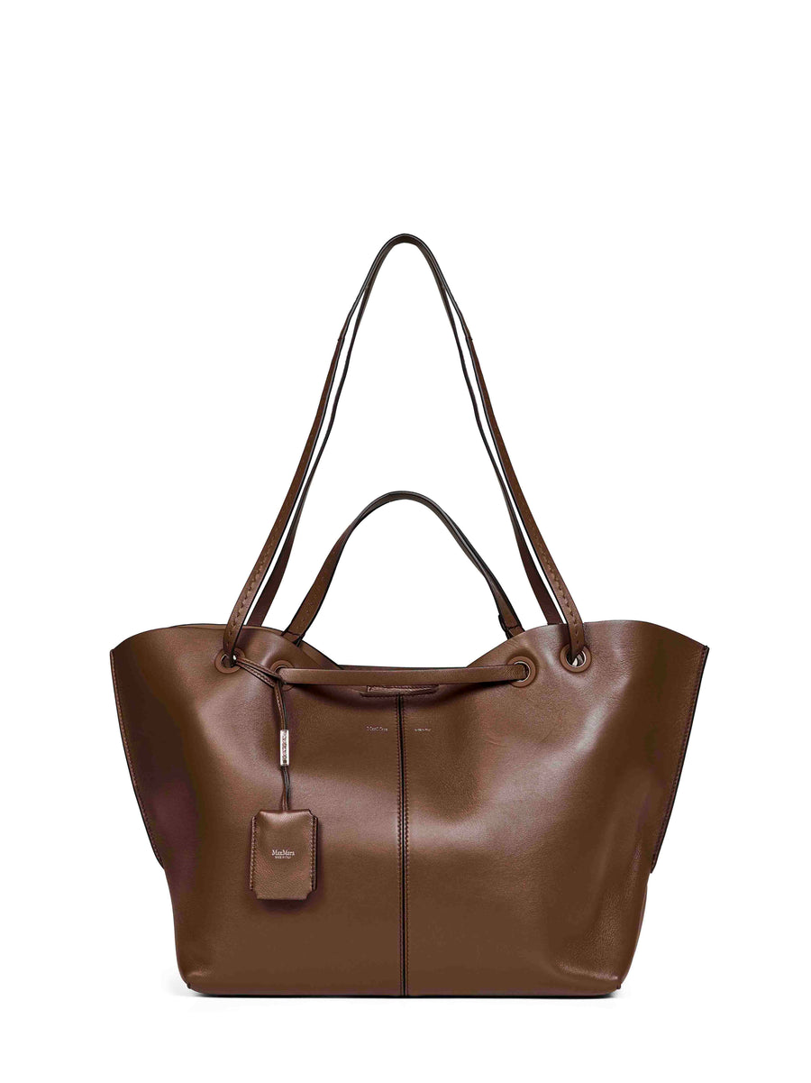 Shopper Bag Mixeddouble Brown Polyamide Handbags