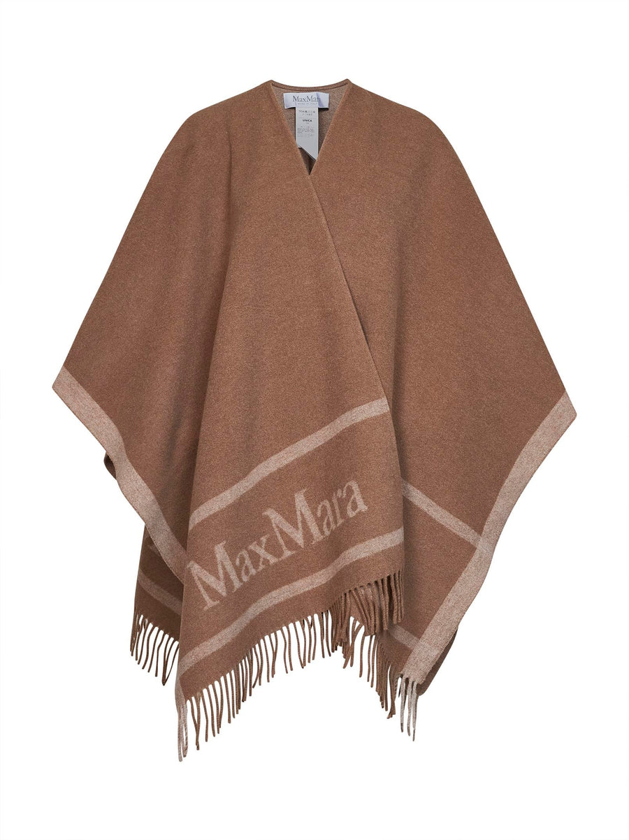 Poncho Hilde Camel Wool Capes