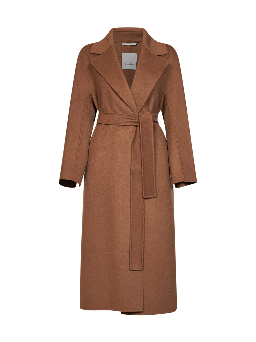 Wrap Coat Smmpenelope Camel Virgin Wool