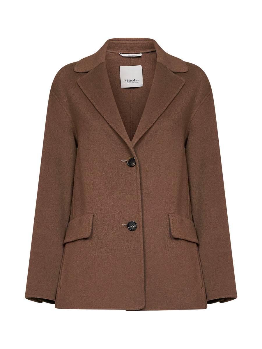 Jacket Smmelfi Brown Virgin Wool