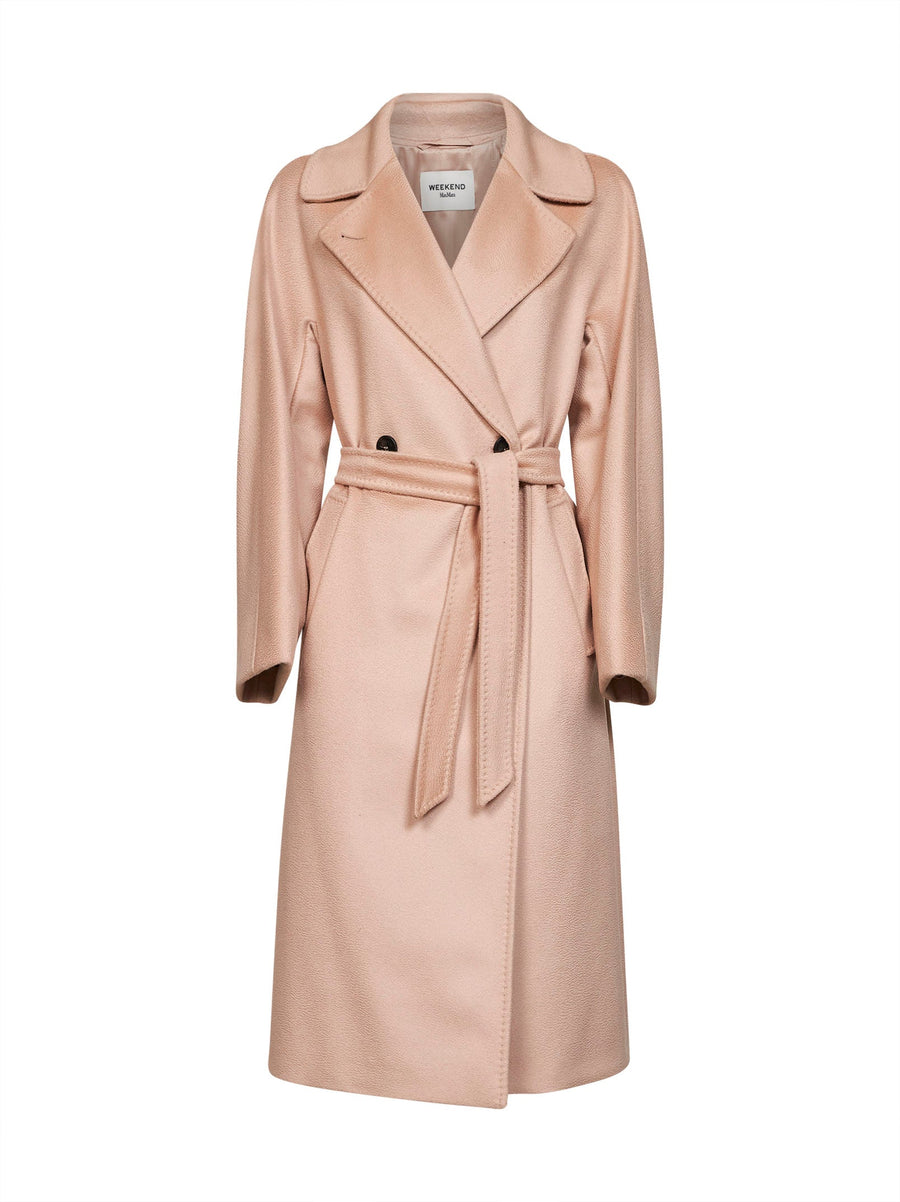 Wrap Coat Wkdresina Pink Virgin Wool