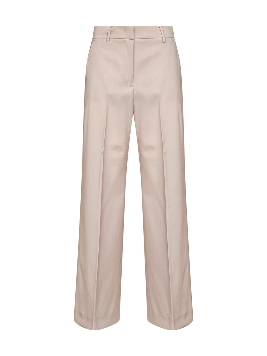 Palazzo Trousers Wkdvisivo Blush Pink Cotton