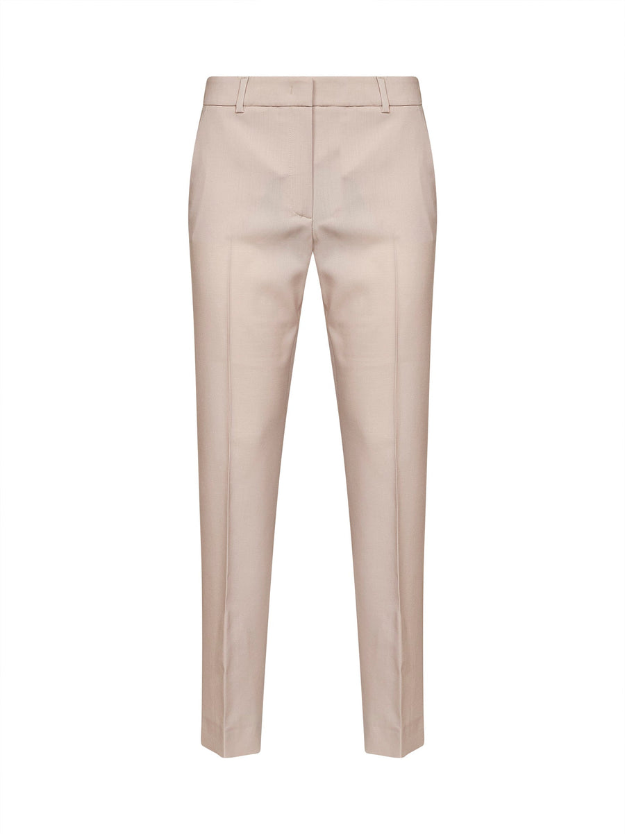 Cigarette Trousers Wkdcanon Blush Wool Pink Virgin