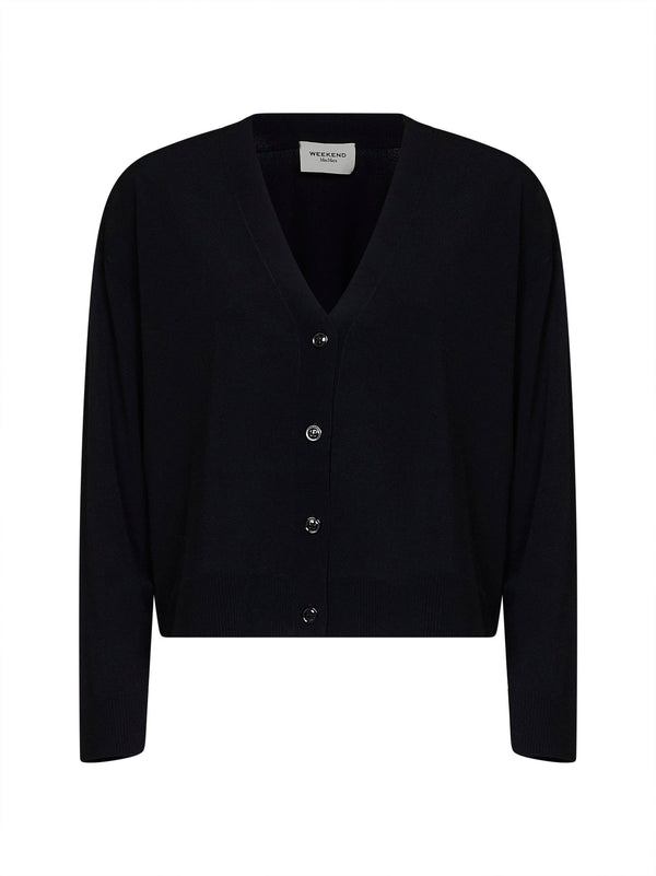 Cardigan Wkdboario Black Viscose Cardigans