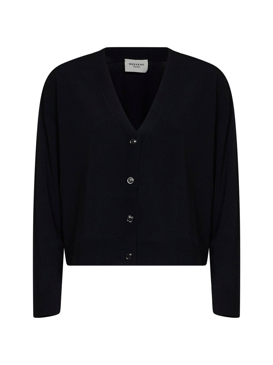 Cardigan Wkdboario Black Viscose Cardigans