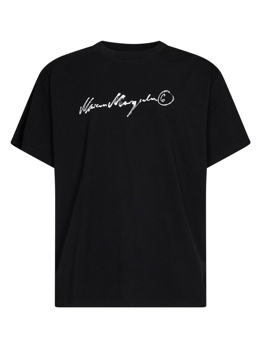 T-Shirt Overdyed Jersey Black Cotton T-shirts
