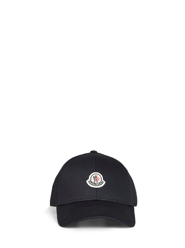 Baseball Cap Cotton Gabardine Black Hat