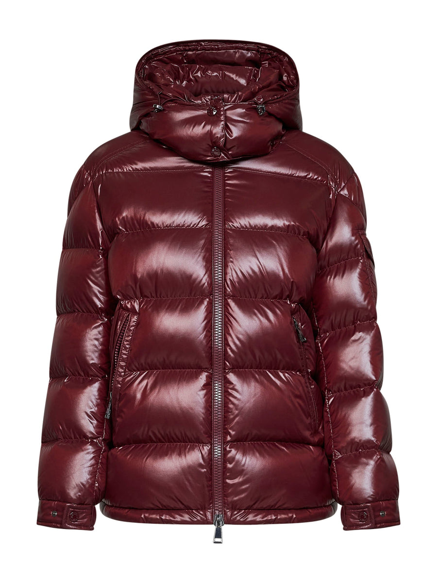 Down Jacket Maire Burgundy Polyamide Puffer