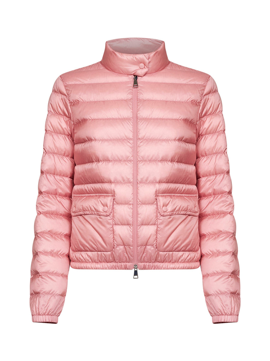 Short Packable Down Jacket Lans Light Pink Polyamide Puffer