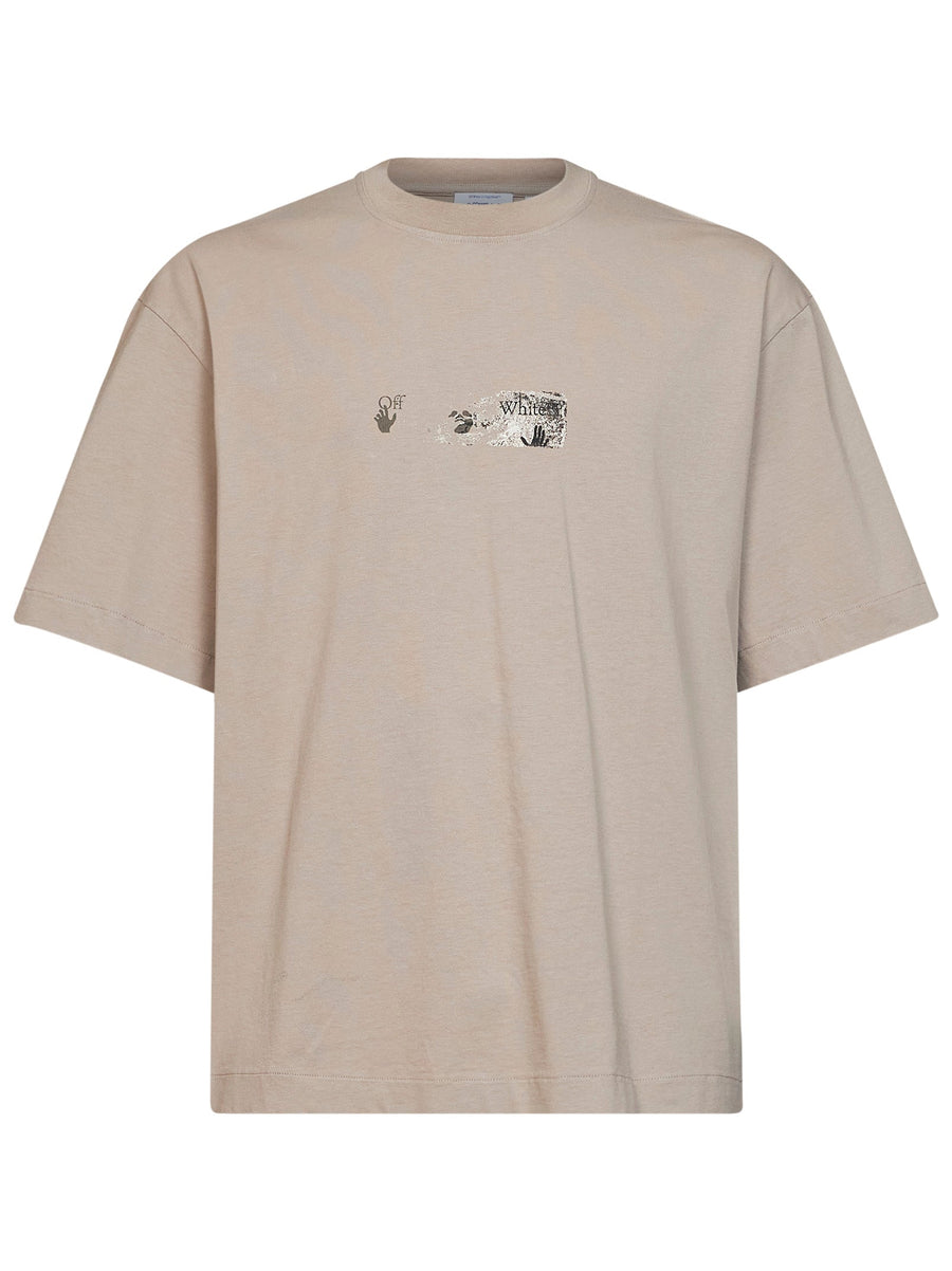 T-Shirt Spices Arrow Skate Beige Cotton T-shirts