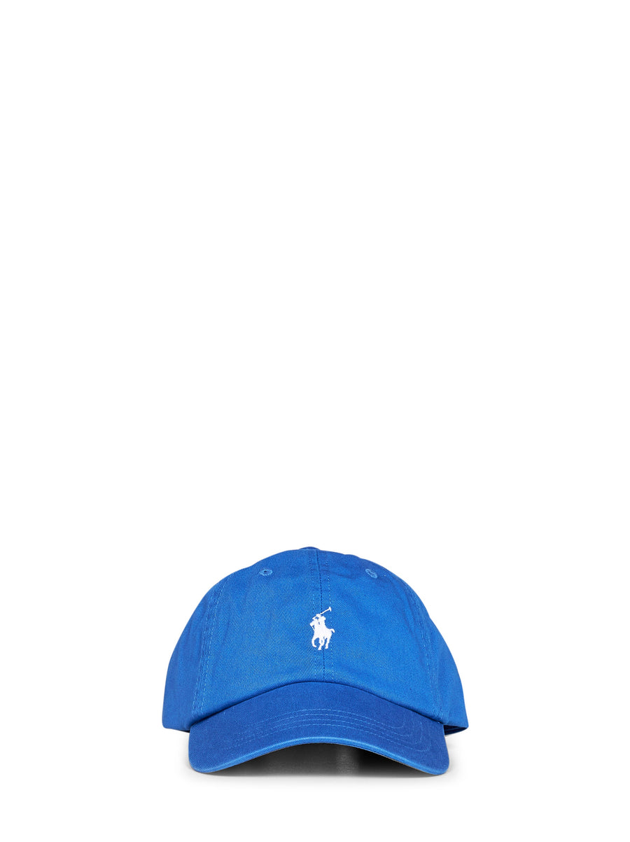 Baseball Cap Pony Embroidery Light Blue Hat
