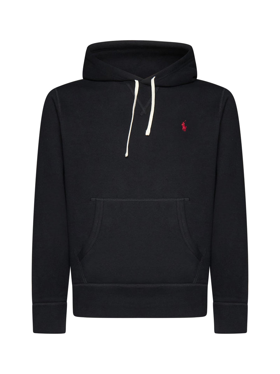 Hoodie Black Cotton - Polyester Sweatshirts